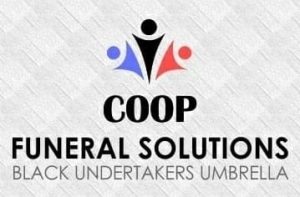 BLACK UNDERTAKERS UMBRELLA